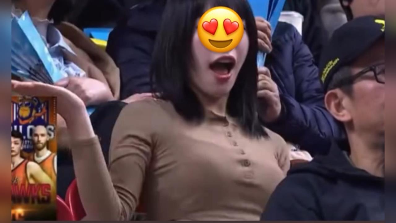 PLG／女球迷觀眾席無預警「中空挺胸律動」　竟是球場界王心凌