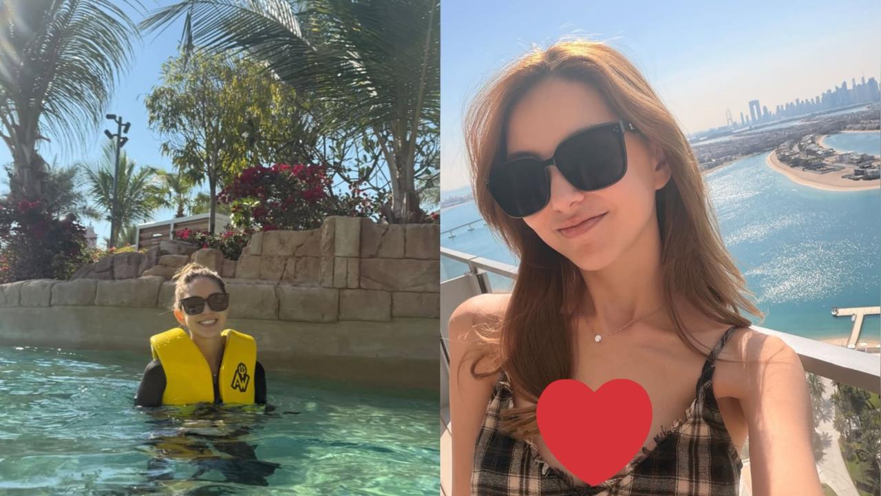 周杰倫帶老婆杜拜避寒！昆凌「細肩洋裝」大秀好身材