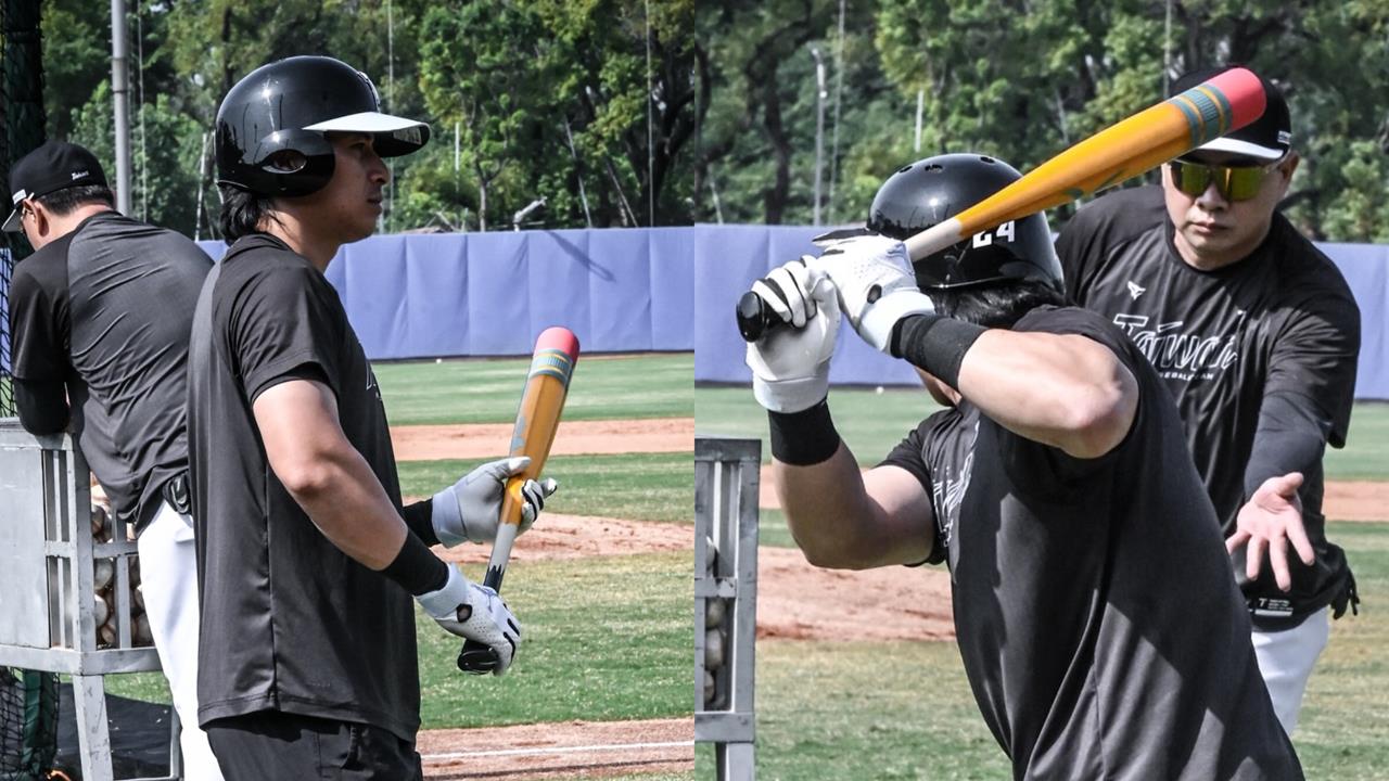 拎「超大支鉛筆」去台灣隊！陳傑憲球棒超吸睛「與費城人球星同款」