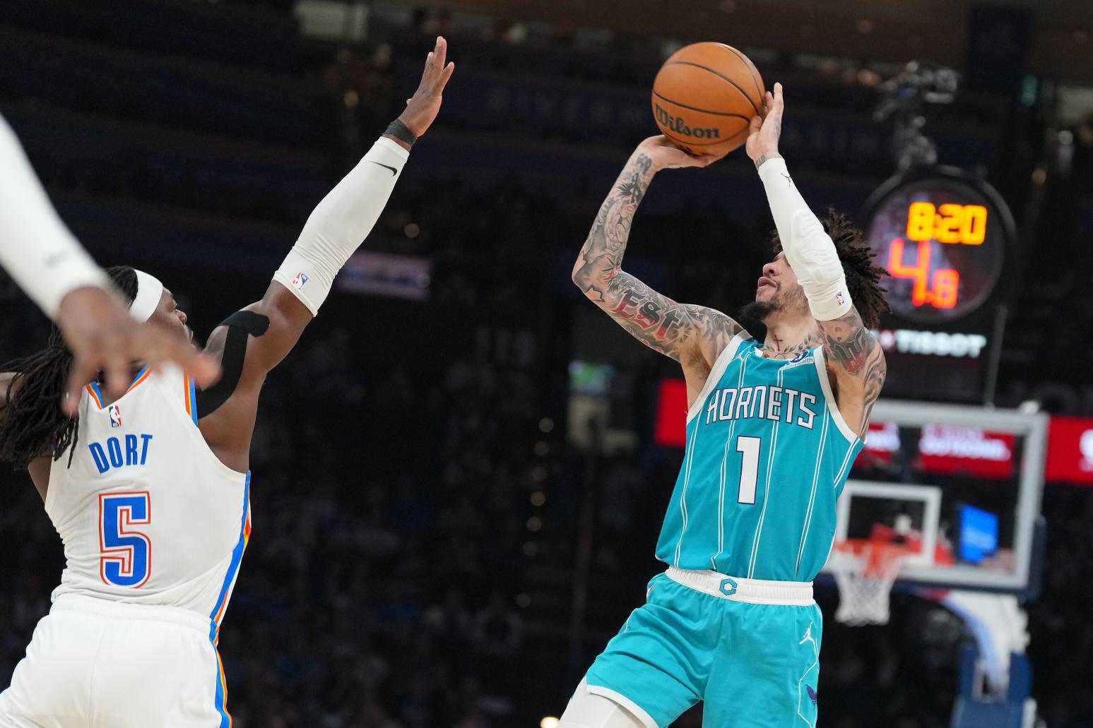 NBA/鮑爾投進超狂三分！　黃蜂27分差螫傷西區龍頭雷霆