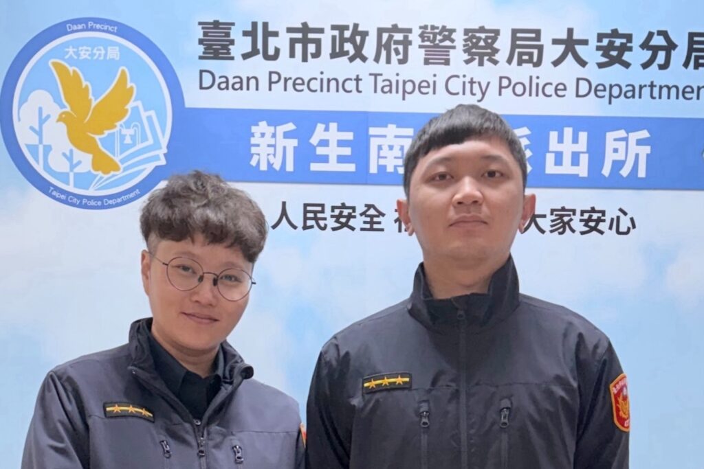 寒流中捷運守護不缺席  大安暖警助長者平安返家