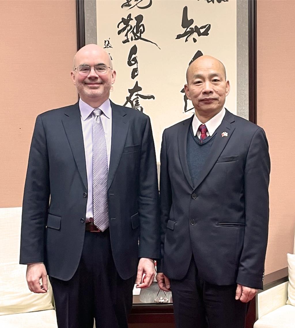 為了預算？ AIT處長谷立言會見韓國瑜、江啟臣