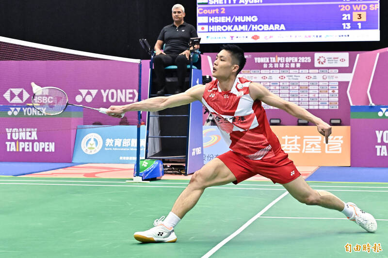 大馬賽》台灣男單全軍覆沒！壽星周天成不敵西本拳太無緣8強