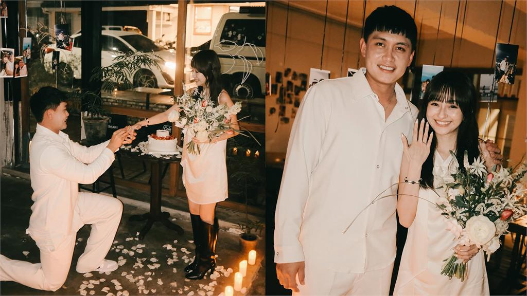 恭喜！味全龍劉基鴻求婚成功 網紅女友甜喊：謝謝我們都願意