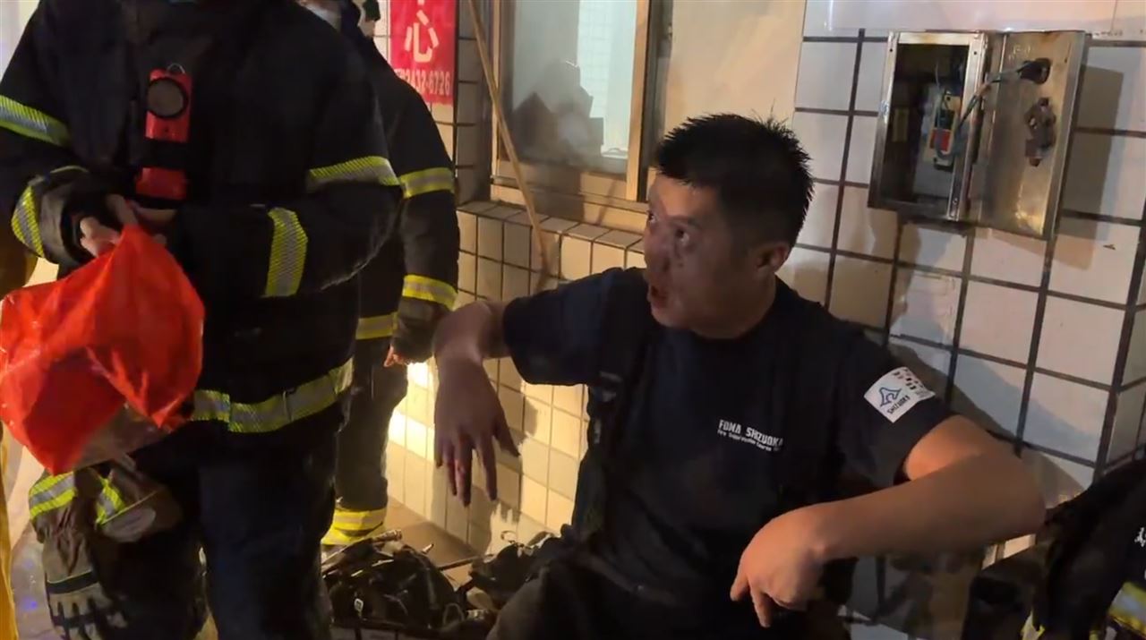 詹能傑捨命救人！目擊義消氧氣瓶用盡逃...