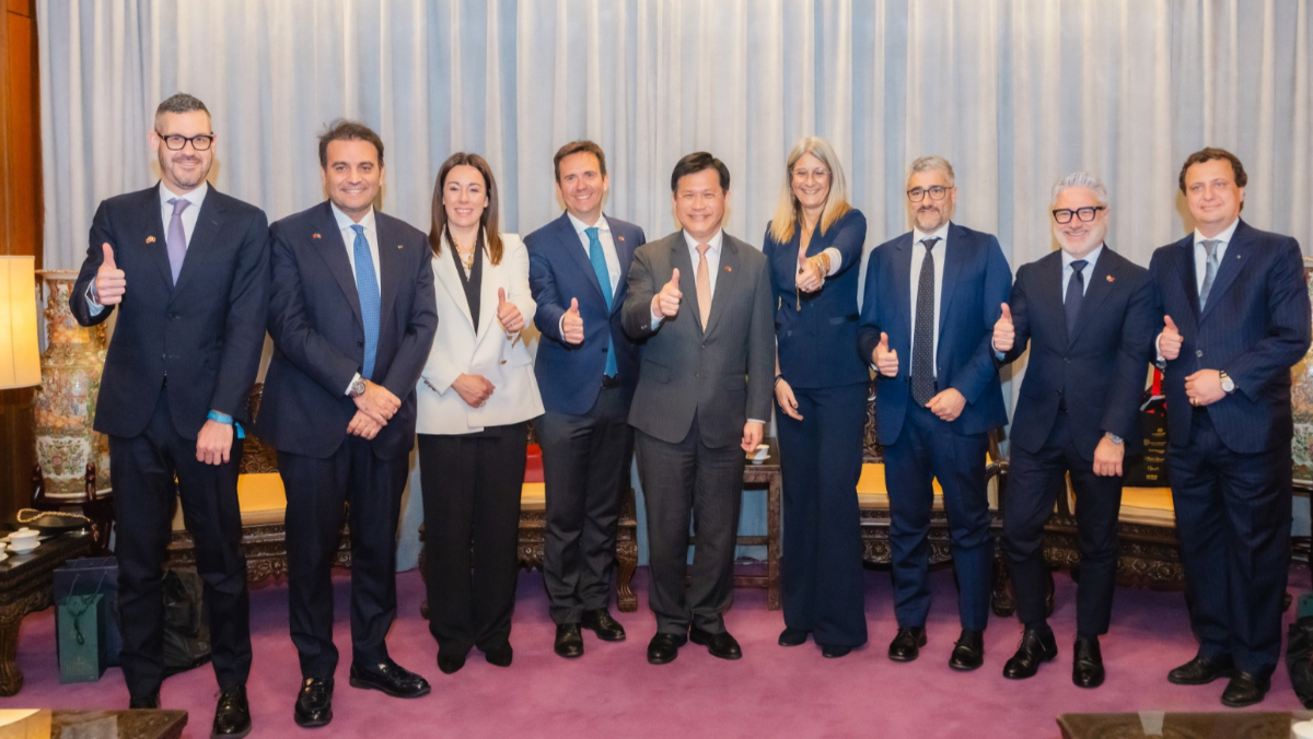 義大利國會友台協會6政黨代表首次訪台　盼深化台義關係