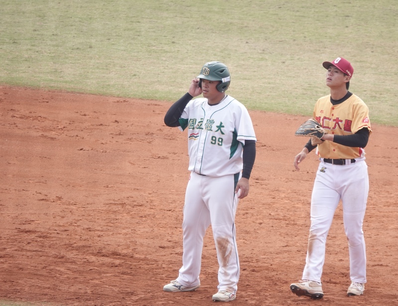 大專棒球聯賽國體陳堃益敲4安　獲單場MVP (圖)
