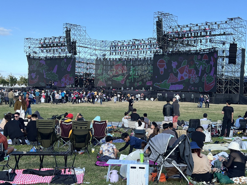 台東跨年晚會午後已現人潮 (圖)