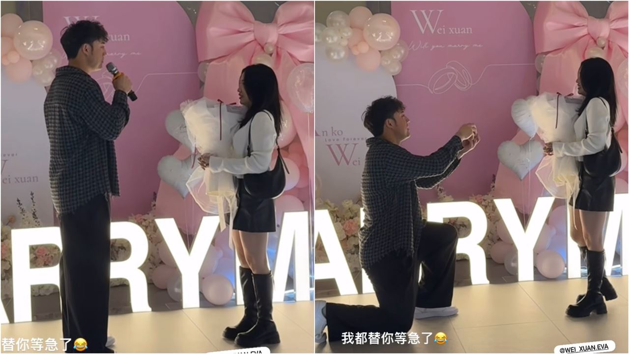 中職／林安可求婚成功！單膝下跪讓好友都著急　旅日前愛情、事業雙豐收