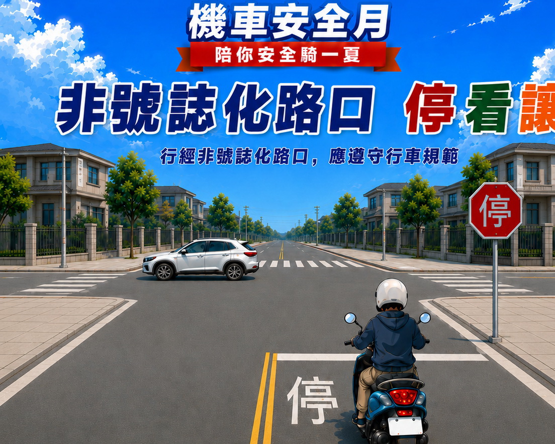 新北機車安全月開跑　陪你安全騎一夏平安返家