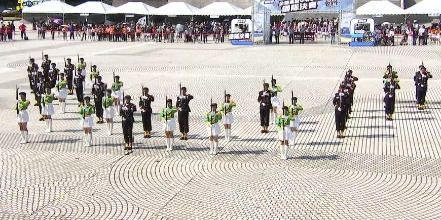 圖輯／不畏烈日！全國高中儀隊決賽結果...