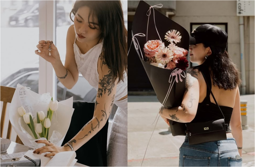 與Jennie最近的距離 ！金唱片藝人花束出自她手