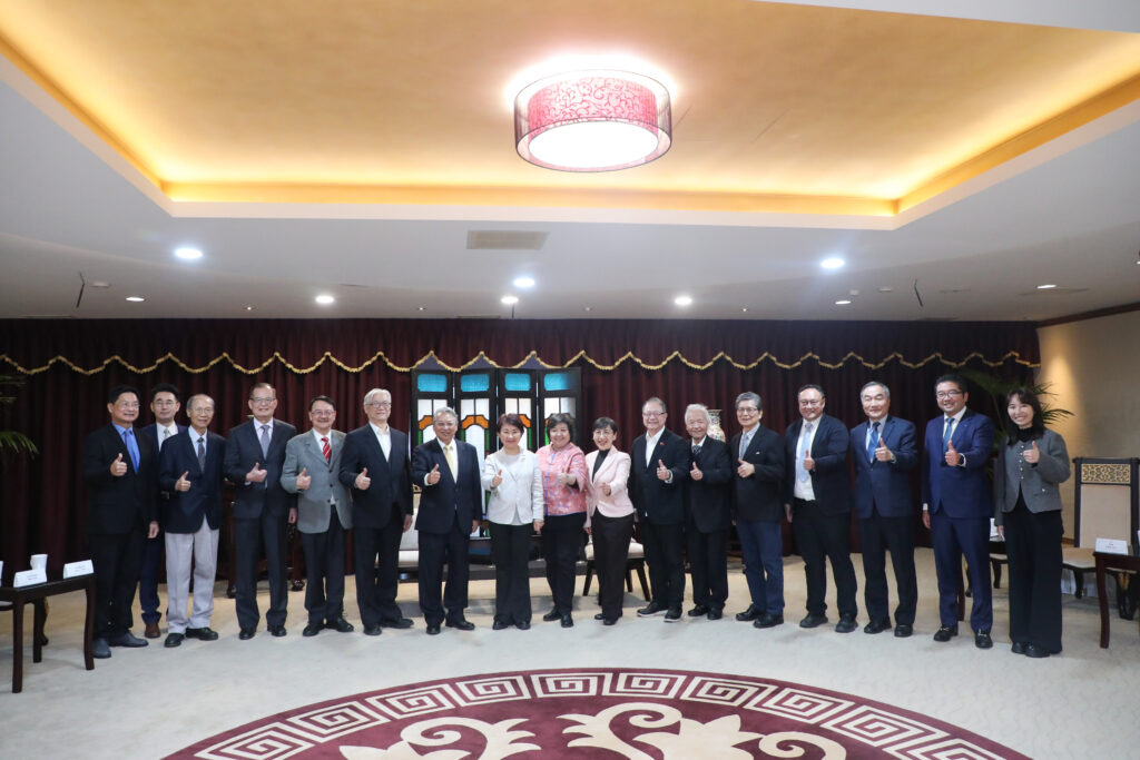 對外關係協會拜會中市府 盧秀燕感謝長期襄助城市外交