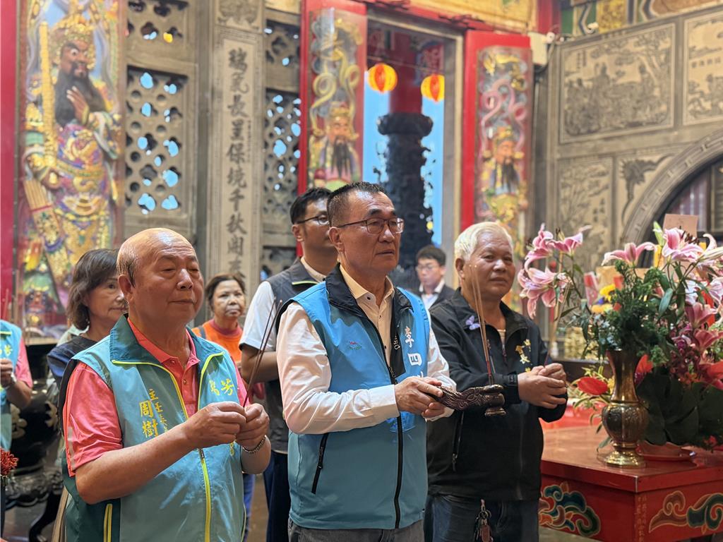 出席瑞芳瑞慈宮媽祖聖誕 李四川獲讚：...