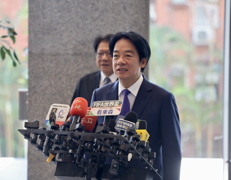 中聯問題油爭議　賴總統受訪回應 (圖)