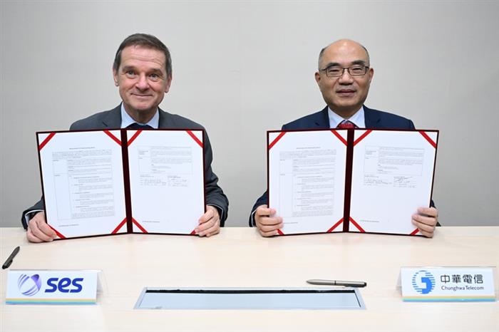 中華電信攜SES打造北亞首座 O3b mPower 中軌衛星地面站