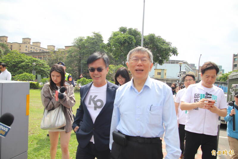 北檢上訴京華城案 柯文哲竹北輔選搖頭...