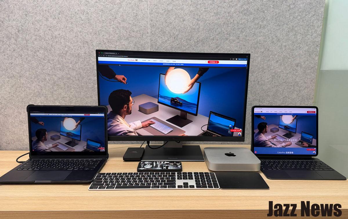 ViewSonic VP2788-5K ColorPro 27 吋顯示器開箱評測：為Mac族群與創作者而生！配置Thunderbolt 4/HDMI/DP輸入5K解析度還有護眼技術