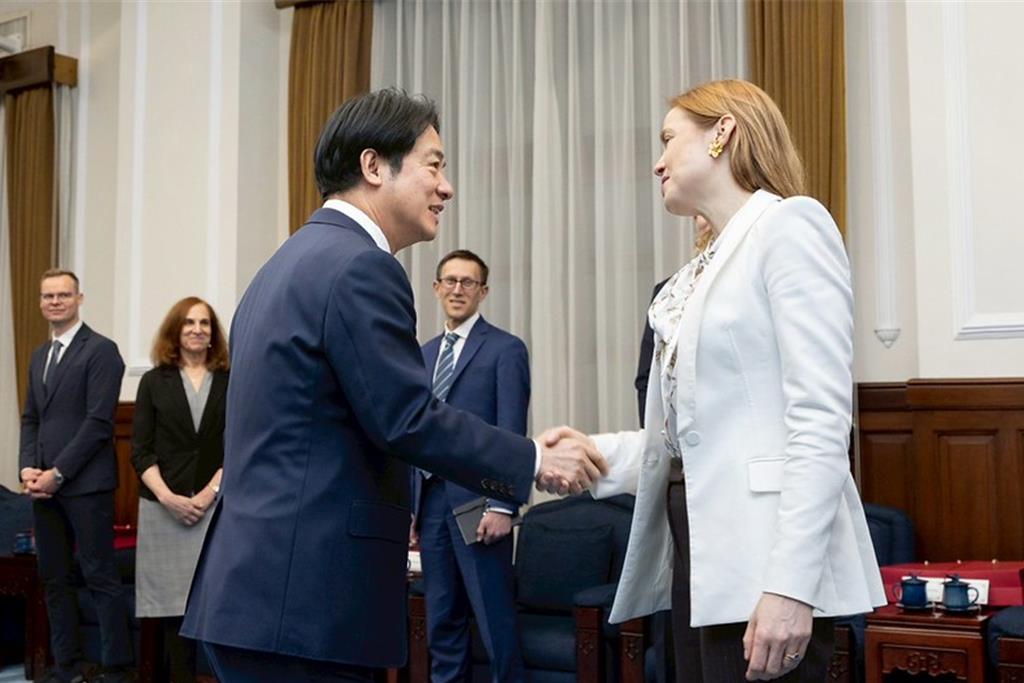 接見德國馬歇爾基金會 賴清德：打造台灣之盾提升自我防衛能力