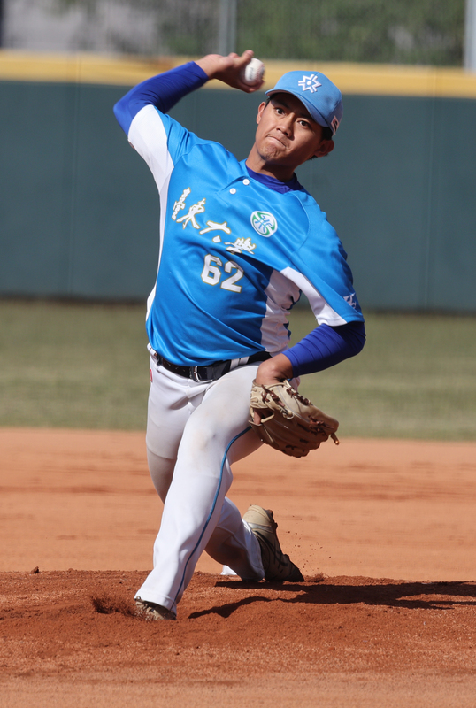 大專棒球聯賽季軍戰　台東大學許少捷先發登板 (圖)
